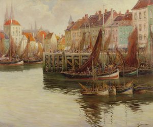 Porto di Ostenda da Willem Bataille